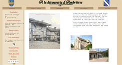 Desktop Screenshot of ambrieres.artio.fr