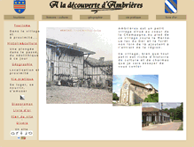 Tablet Screenshot of ambrieres.artio.fr